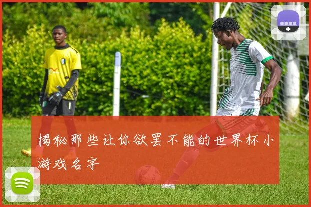 揭秘那些让你欲罢不能的世界杯小游戏名字