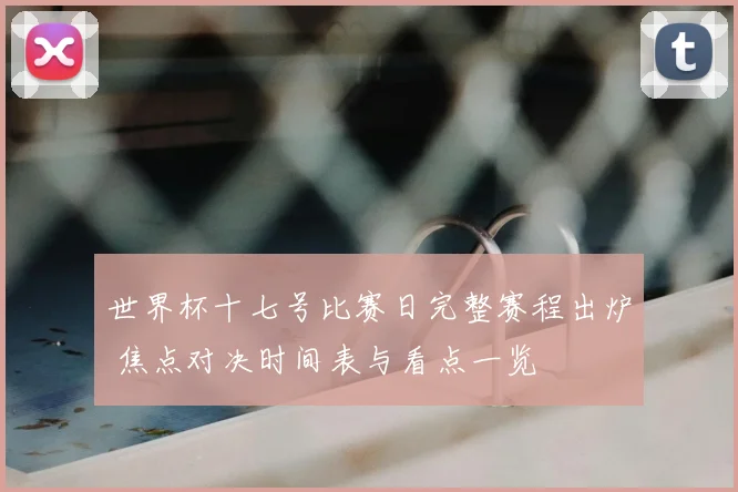 世界杯十七号比赛日完整赛程出炉 焦点对决时间表与看点一览